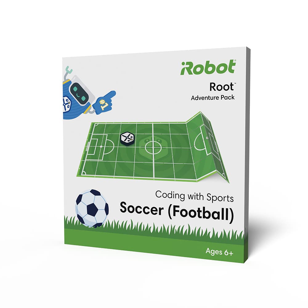 Futbols – mācību laukums iRobot Root robotam