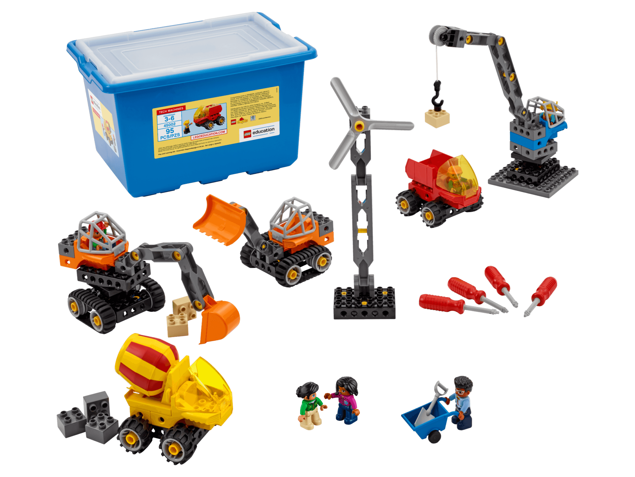 Tech Machines Set with Storage
